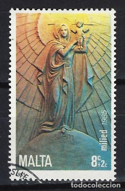 Sellos: MALTA 1985 - NAVIDAD - SELLO USADO - Foto 1