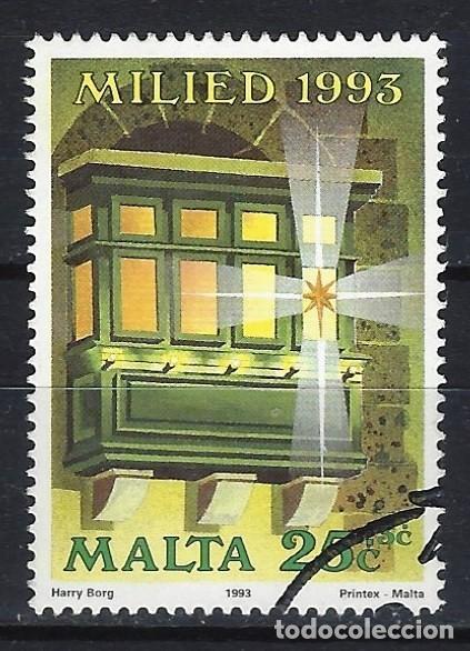 Sellos: MALTA 1993 - NAVIDAD - SELLO USADO - Foto 1