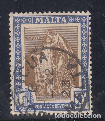 Sellos: malta 97 usada, malta y britania - Foto 1