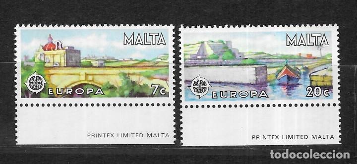 Sellos: MALTA N&ordm; 549 AL 550 (**) - Foto 1