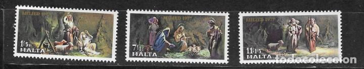 Sellos: MALTA N&ordm; 554 AL 556 (**) - Foto 1