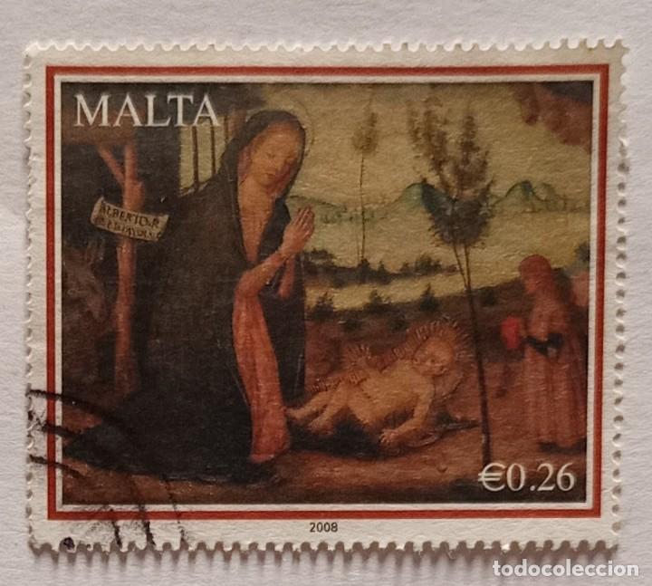 Sellos: Malta 2008,Navidad - Foto 1