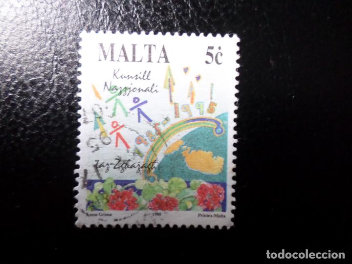 Sellos: *malta, 1995, a&ntilde;o internacional de la juventud, Yvert 925 - Foto 1