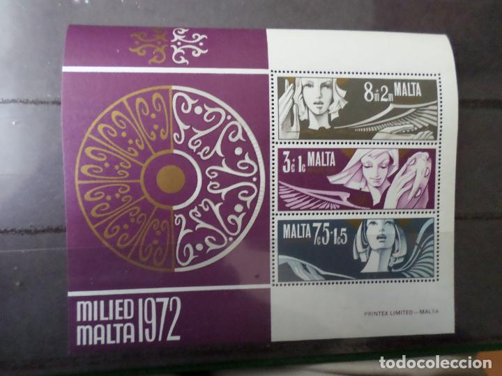 Sellos: *malta, 1972, hoja bloque navidad, Yvert 2 - Foto 1