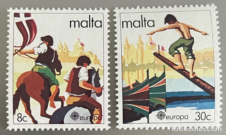 Sellos: Malta. Europa. 1981. Serie completa - Foto 1