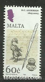 Sellos: MALTA 2005 - CUENTOS DE ANDERSEN - YVERT 1344 - Foto 1