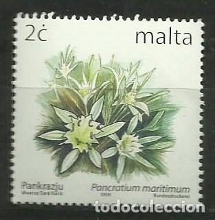 Sellos: MALTA 1999 - FLOR - 1072 - Foto 1