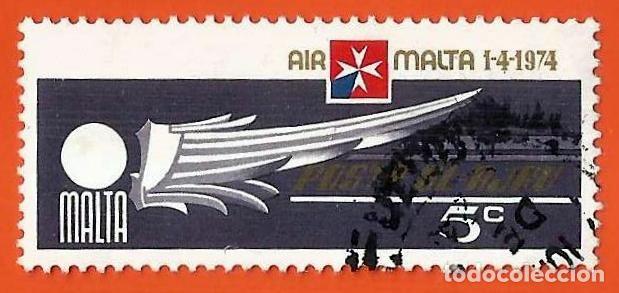 Sellos: MALTA. 1974. AIR MALTA - Foto 1