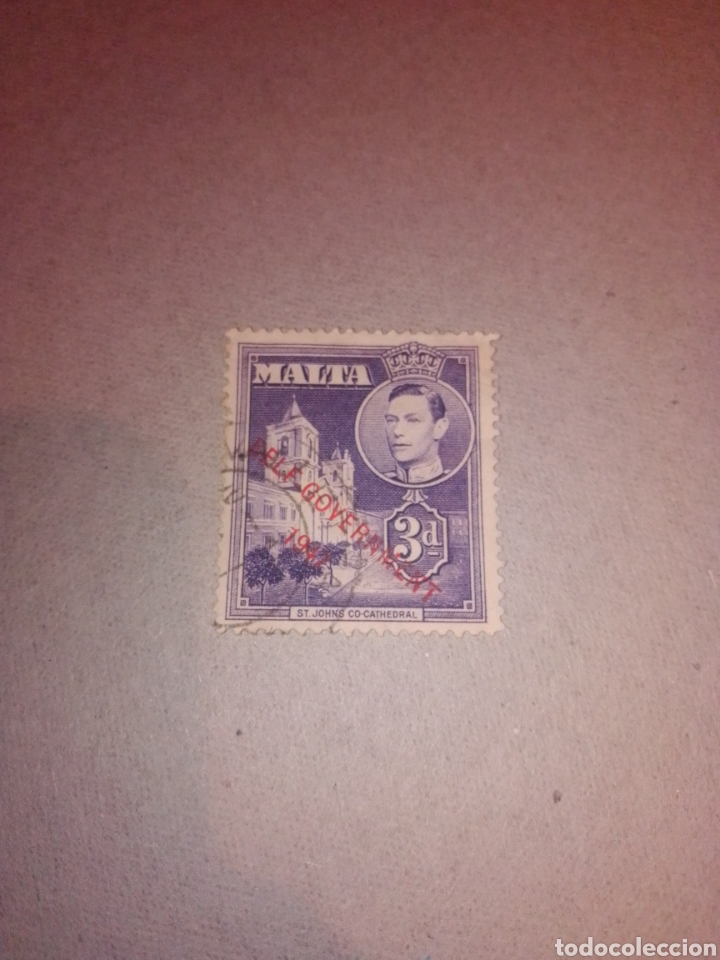 Sellos: Malta Jorge VI - Foto 1