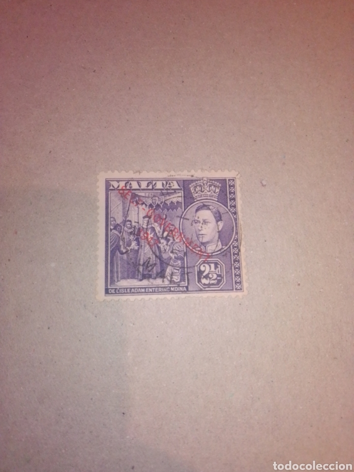 Sellos: Malta Jorge VI - Foto 1