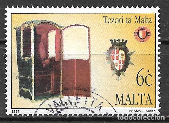Sellos: 1997: Tesoros de Malta (Usado) - Foto 1
