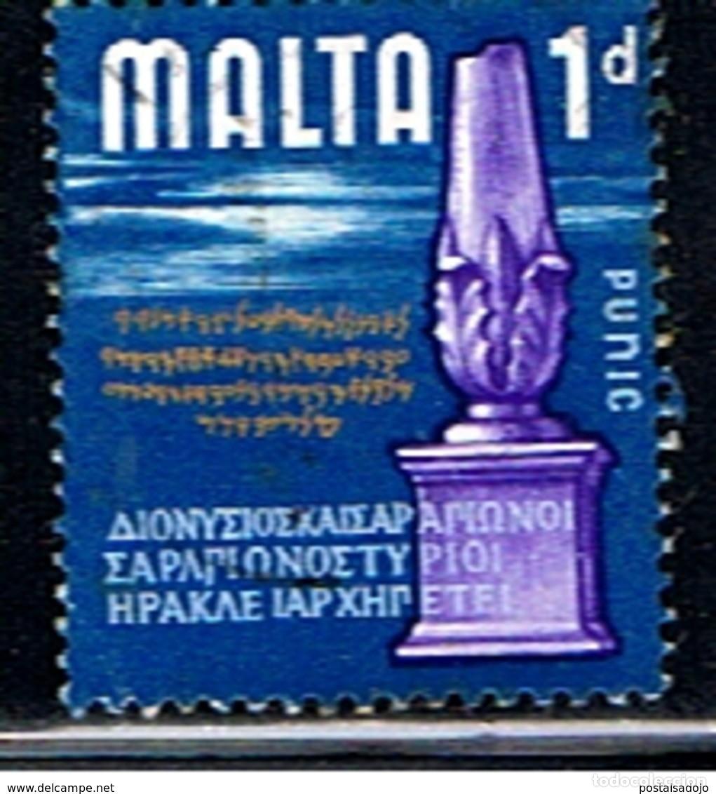 Sellos: MALTA // YVERT 304 // 1965 ... USADO - Foto 1