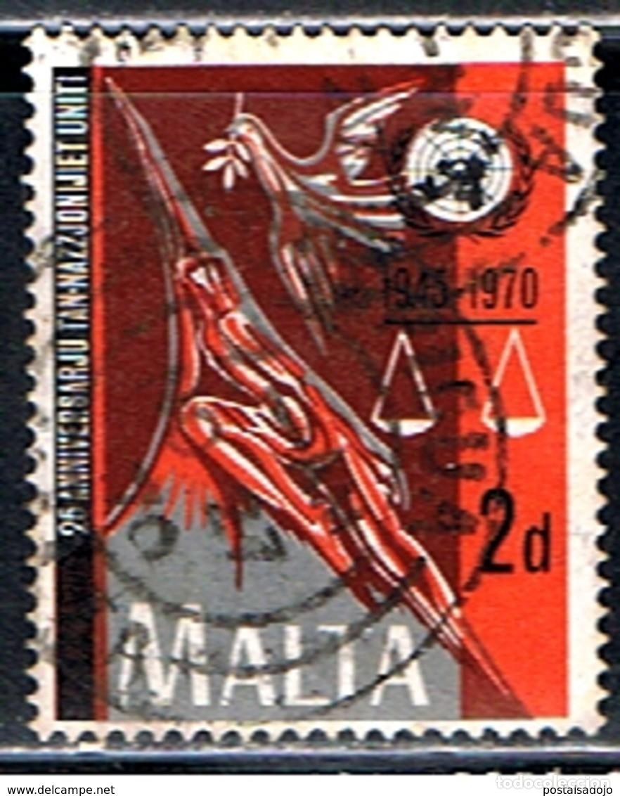 Sellos: MALTA // YVERT 416 // 1970 ... USADO - Foto 1