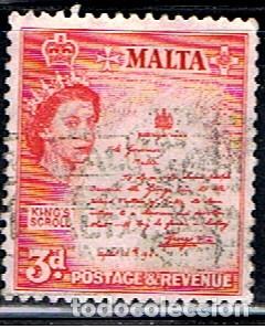 Sellos: MALTA // YVERT 245 // 1956 ... USADO - Foto 1