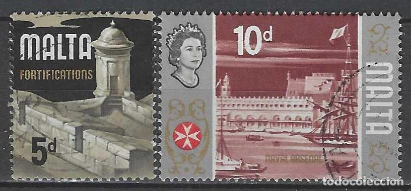 Sellos: MALTA 1970 - S.CORRIENTE, S.COMPLETA - USADOS - Foto 1