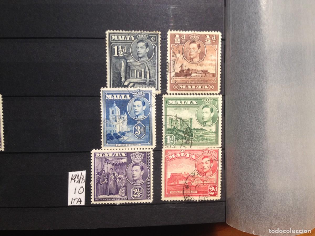 Sellos: SELLOS DE MALTA. USADOS. YVERT N&ordm; 193/8 - Foto 1