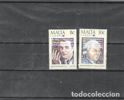 Sellos: MALTA N&ordm; 707 AL 708 (**) - Foto 1