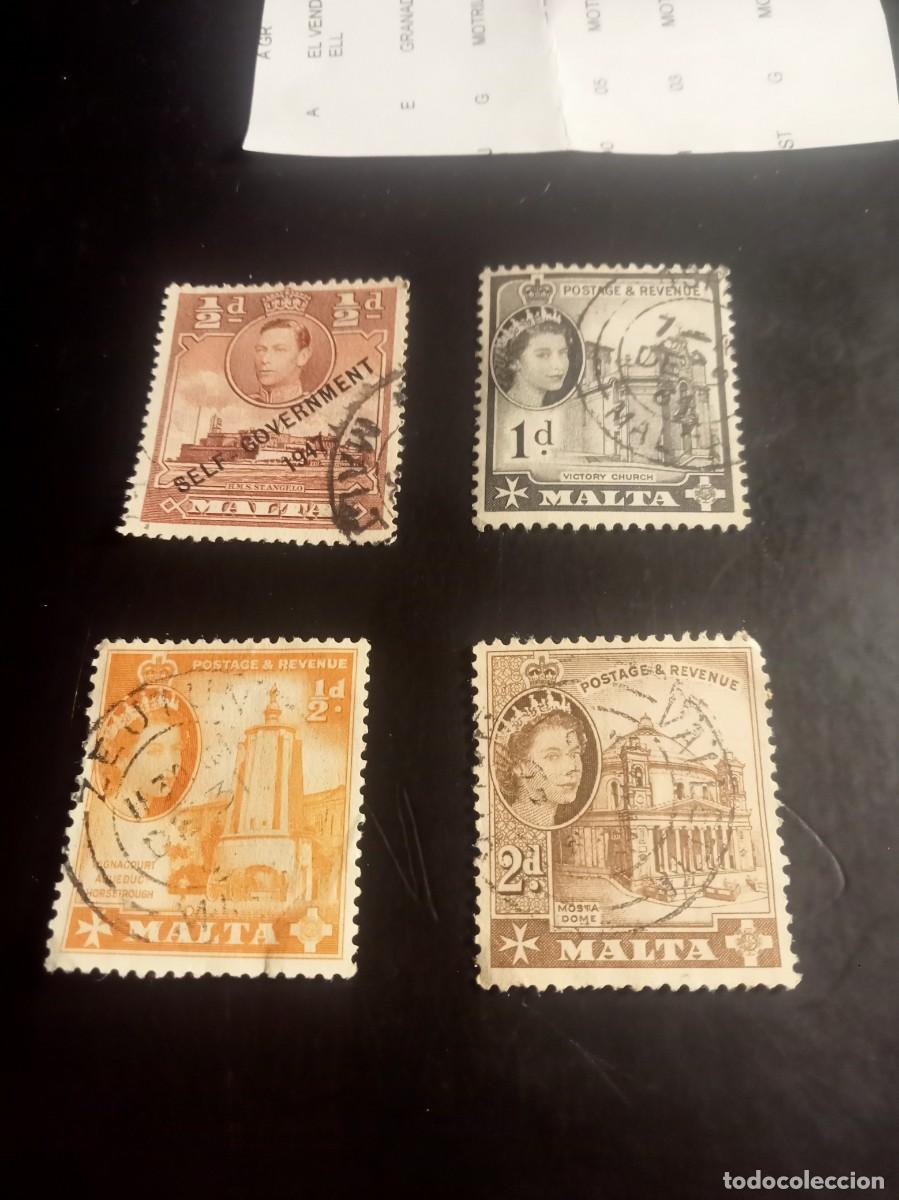 Sellos: Sellos malta britanica - Foto 1