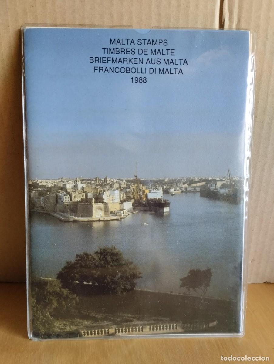 Sellos: MALTA --- CARPETA ANUAL 1988 - Foto 1