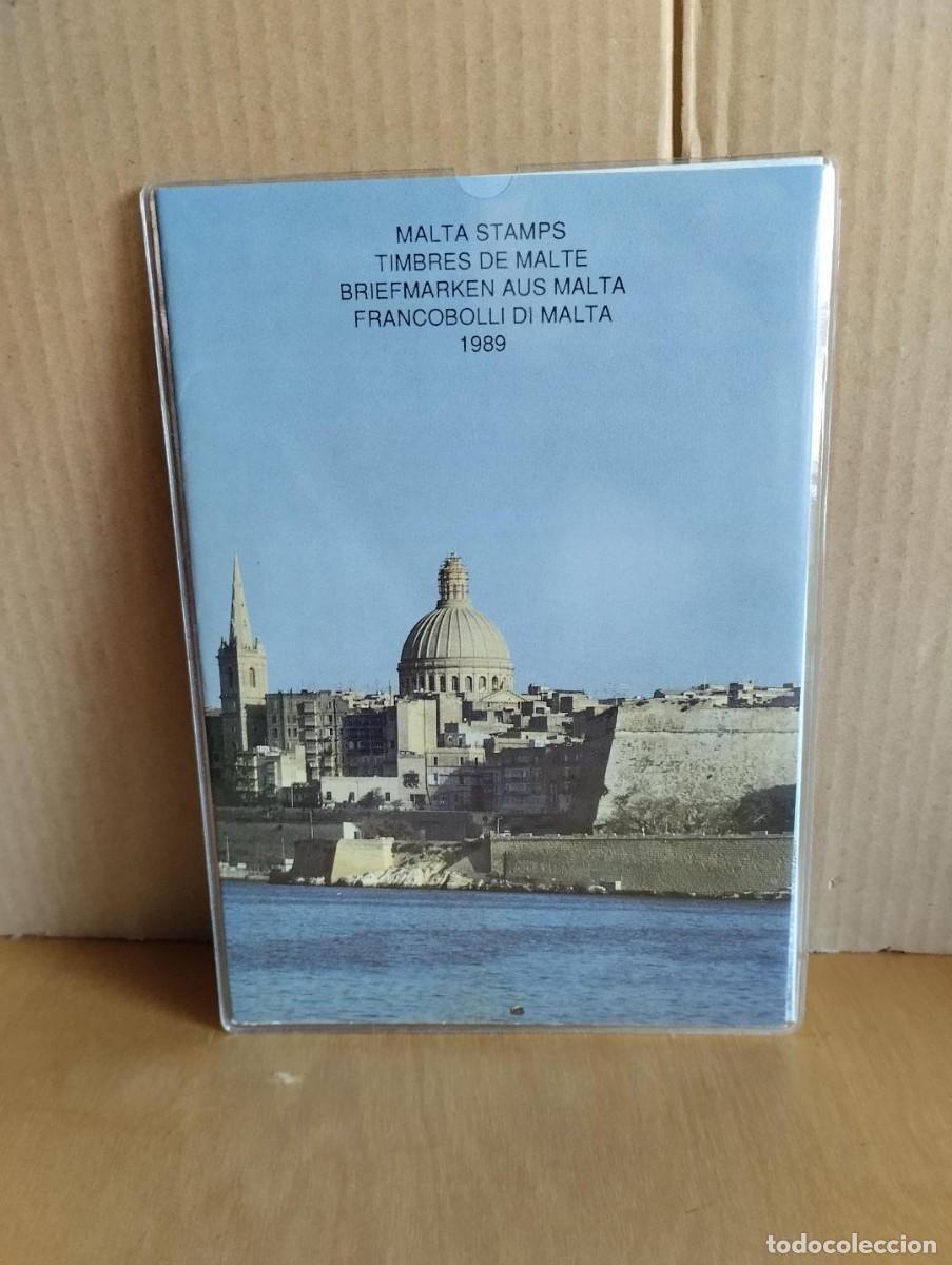 Sellos: MALTA --- CARPETA ANUAL 1989 - Foto 1