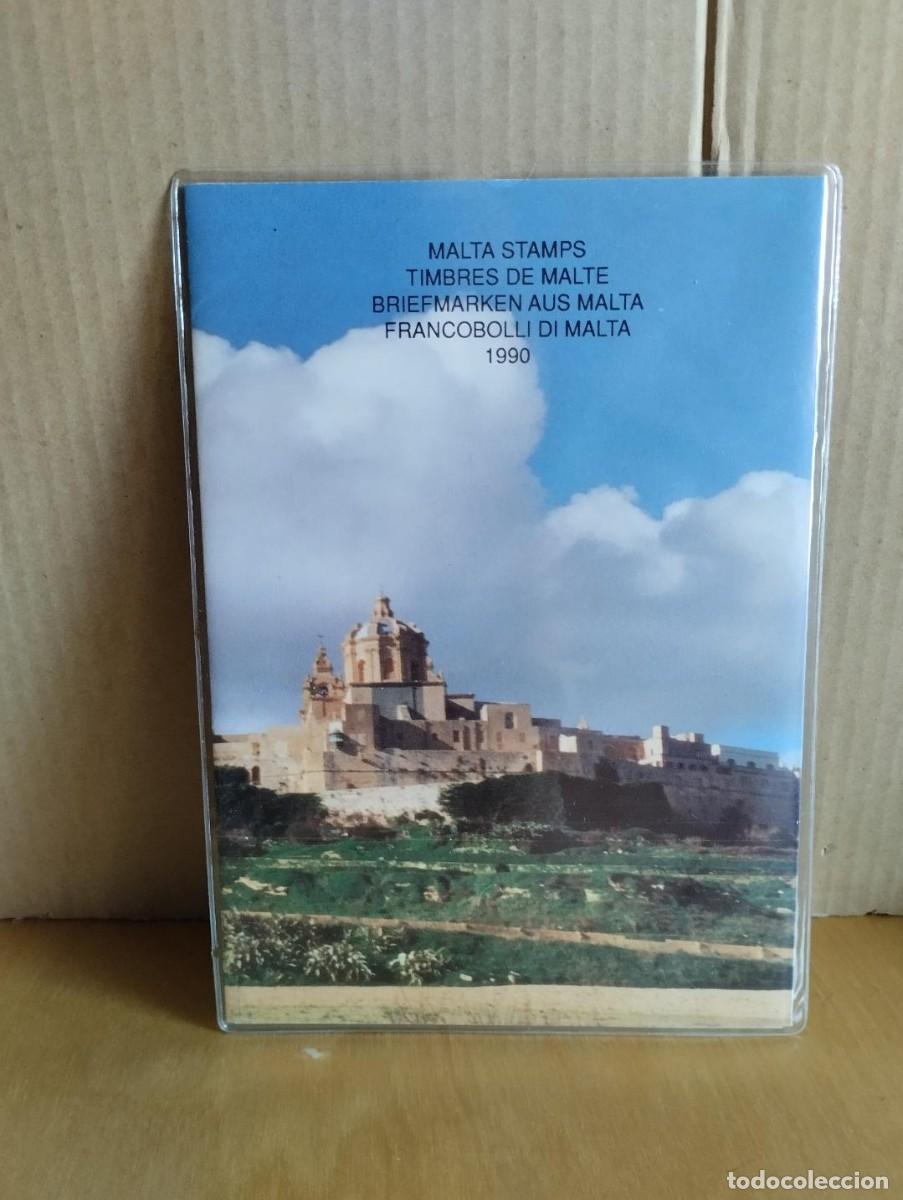 Sellos: MALTA --- CARPETA ANUAL 1990 - Foto 1