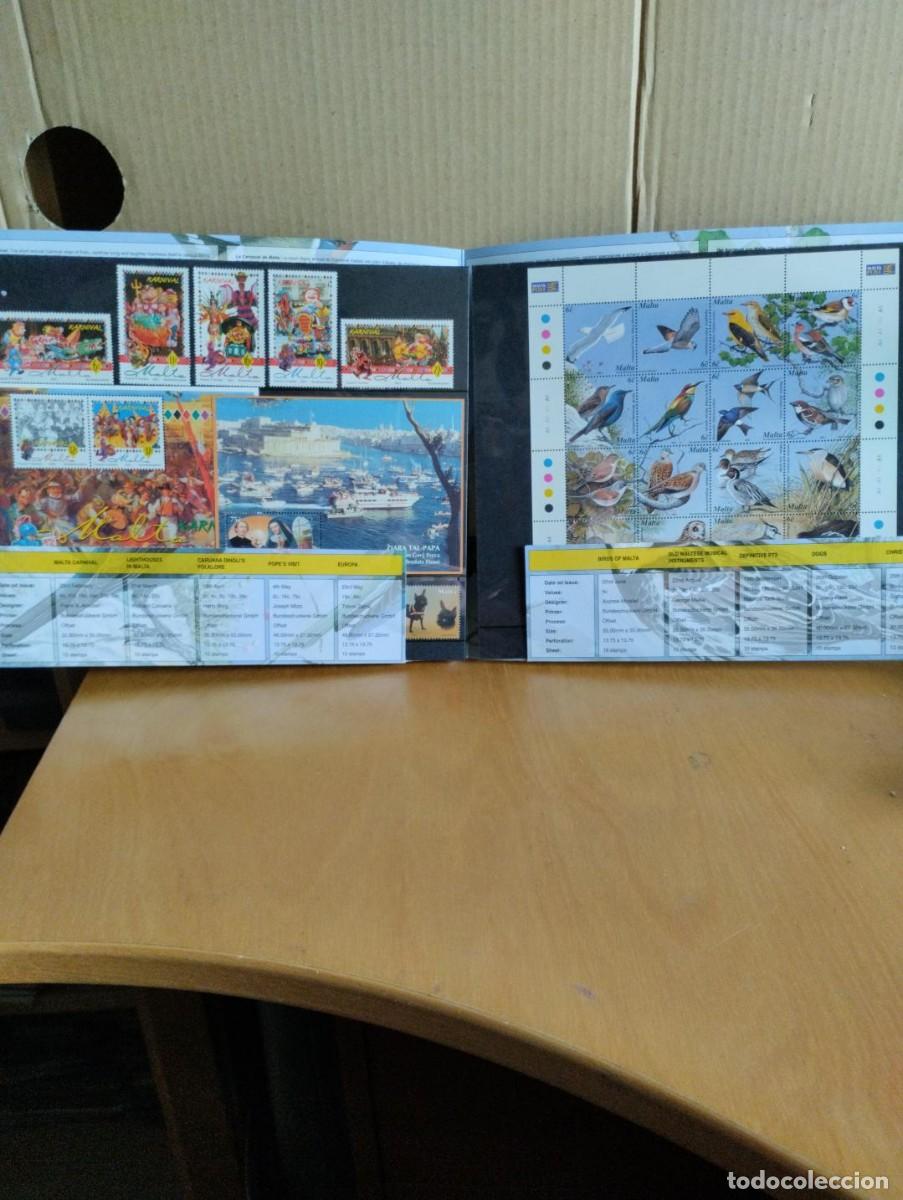 Sellos: MALTA --- CARPETA ANUAL 2001 - Foto 2