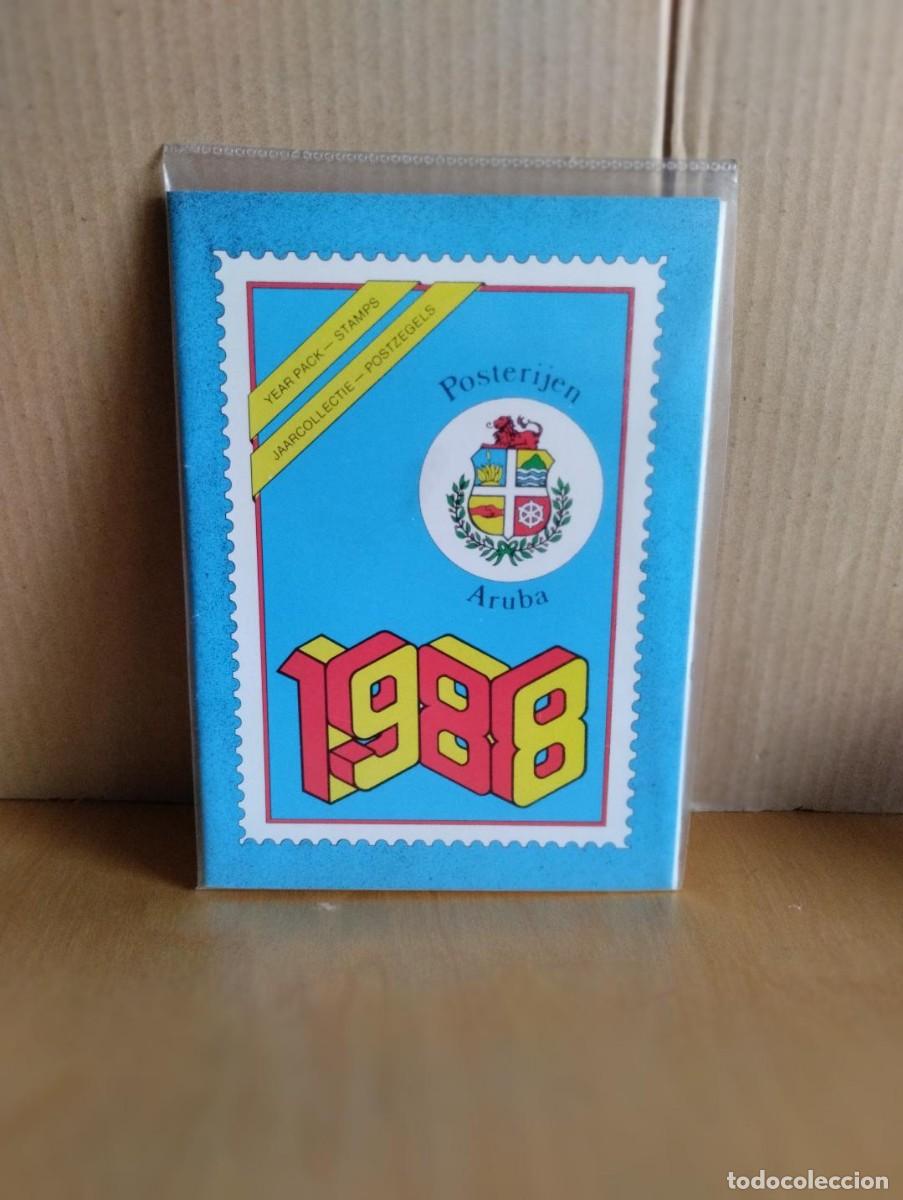 Sellos: ARUBA --- CARPETA ANUAL 1988 - Foto 1