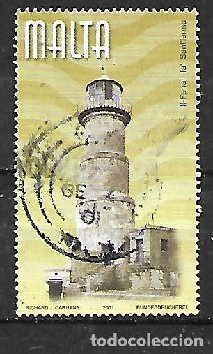 Sellos: 2001: Faros - Saint Elmo (usado) - Foto 1