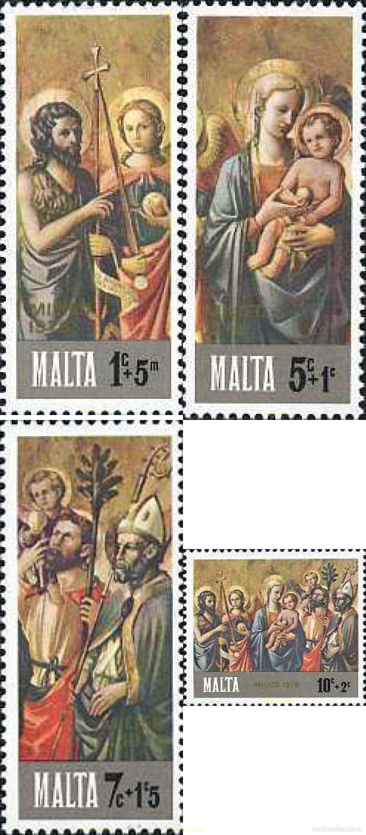 Sellos: 164044 MNH MALTA 1976 NAVIDAD - Foto 1