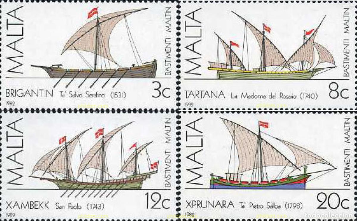 Bloc-feuillet Malte 661-662 – événements Historiques 1982, Neuf Gomme MNH, Collection Philatélie Prophila