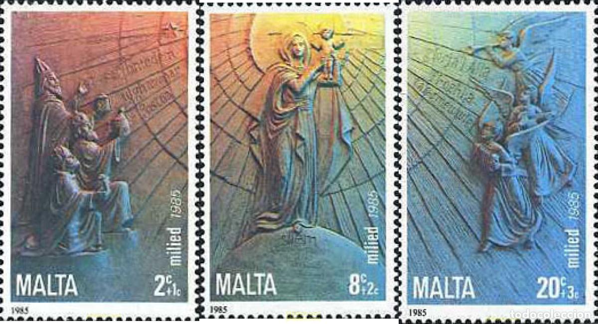Sellos: 164217 MNH MALTA 1985 NAVIDAD - Foto 1