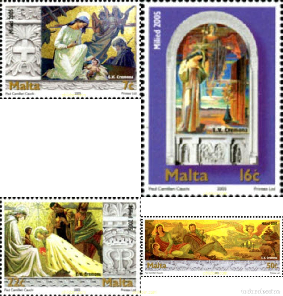 Sellos: 185063 MNH MALTA 2005 NAVIDAD - Foto 1