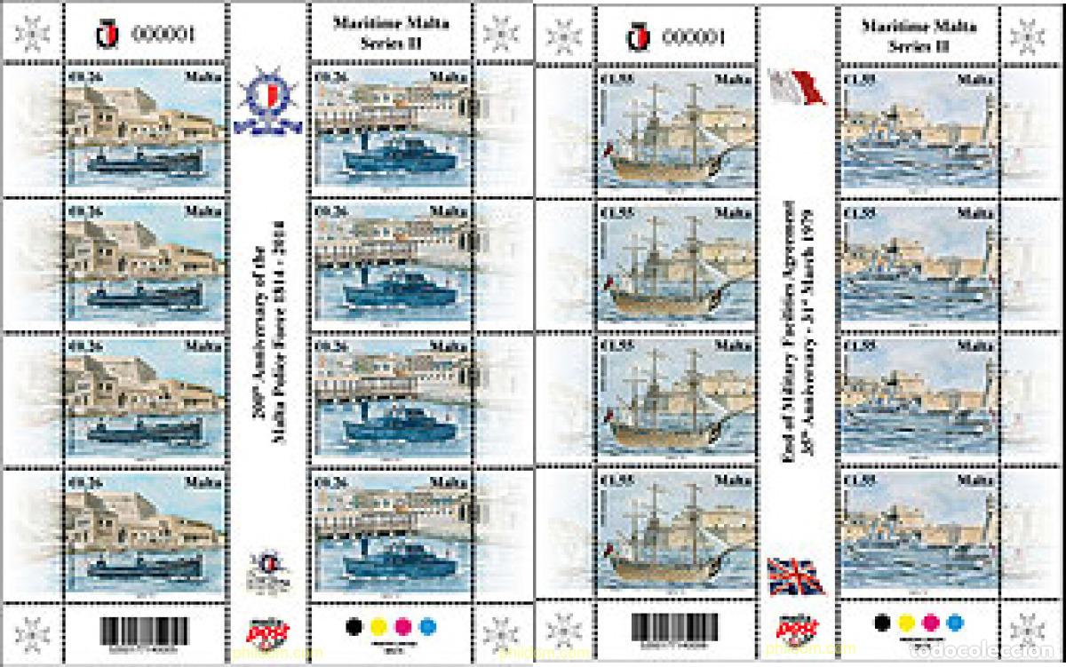 Sellos: 329707 MNH MALTA 2014 BARCOS - Foto 1