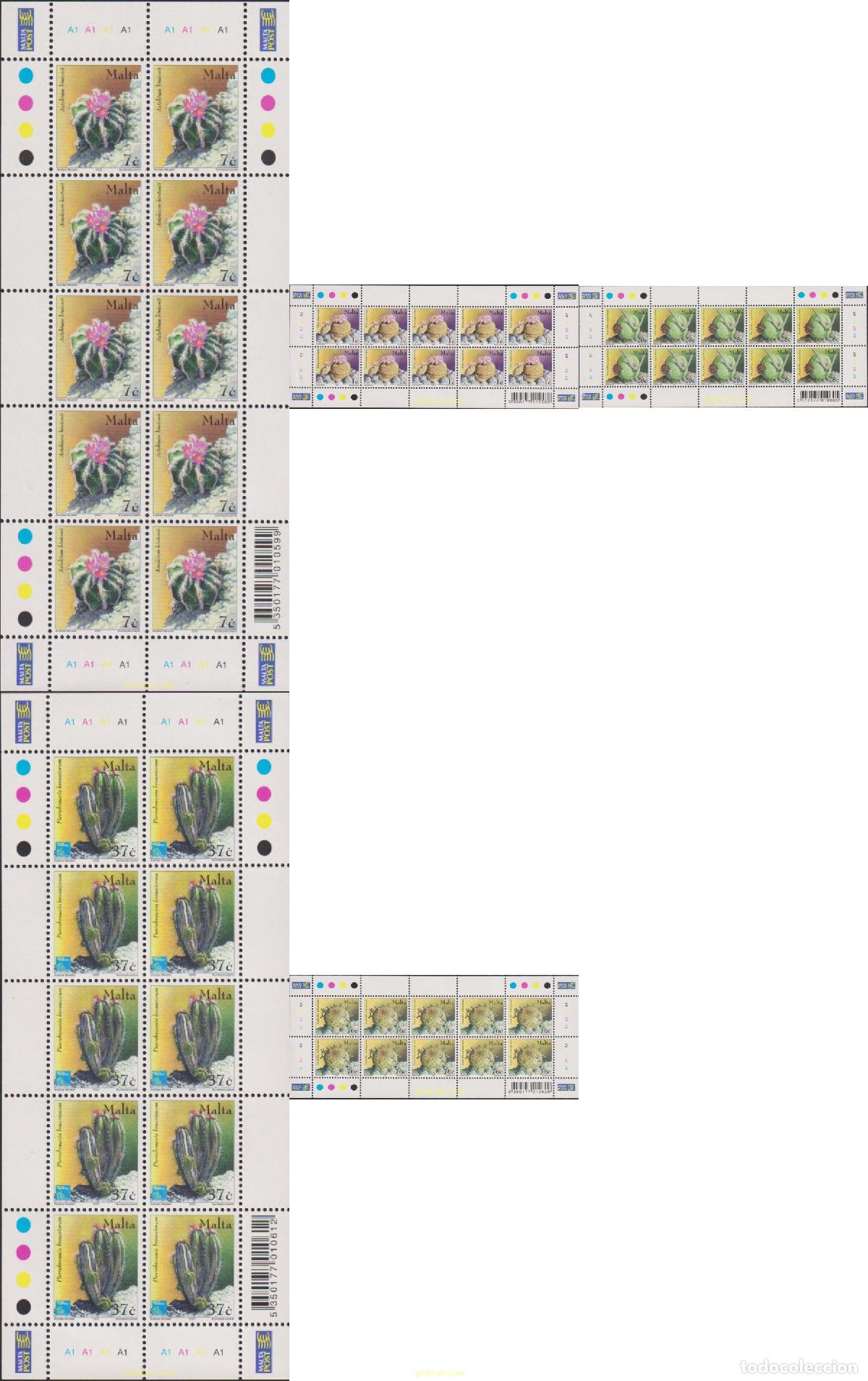 Sellos: 628495 MNH MALTA 2002 CACTUS - Foto 1