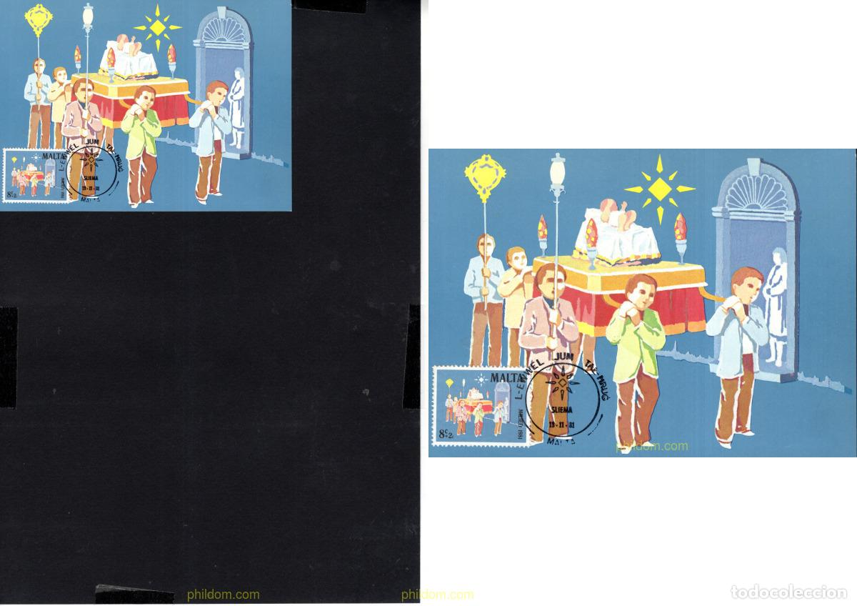 Sellos: 707941 MNH MALTA 1981 NAVIDAD - Foto 1