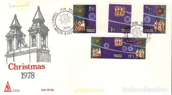 Sellos: 712607 MNH MALTA 1978 NAVIDAD - Foto 1