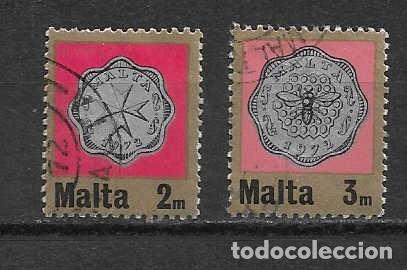 Sellos: monedas de Malta . sellos a&ntilde;o 1972 - Foto 1
