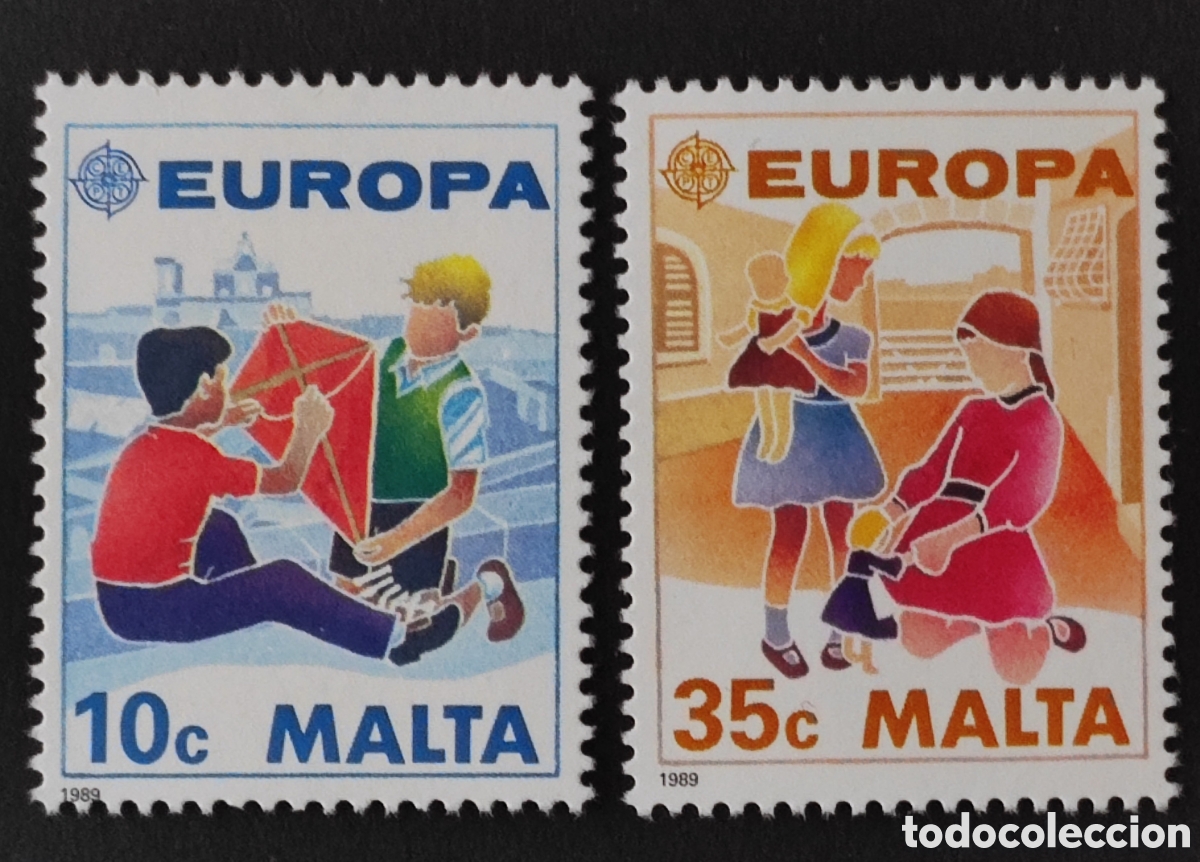 Sellos: Malta. 1989. Europa. CEPT - Foto 1