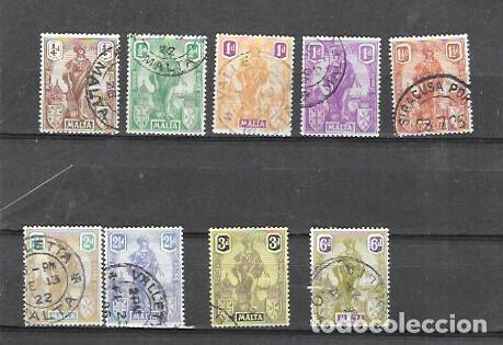 Sellos: MALTA N&ordm; 84 AL 95 INCOMPLETA (0) USADO - Foto 1