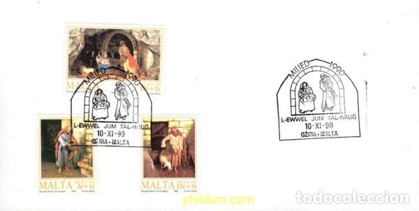Sellos: 732827 MNH MALTA 1990 NAVIDAD - Foto 1