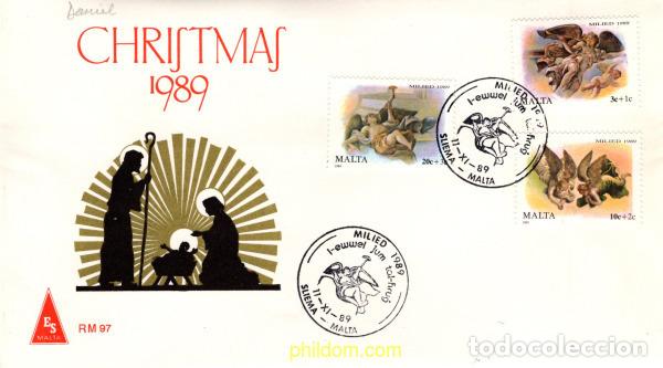 Sellos: 780171 MNH MALTA 1989 NAVIDAD - Foto 1