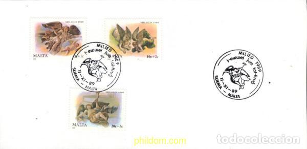 Sellos: 732847 MNH MALTA 1989 NAVIDAD - Foto 1