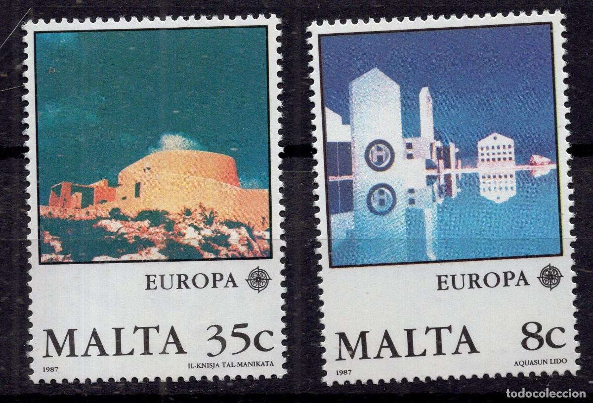 Sellos: MALTA 1987 STAMP MICHEL MT 766-767