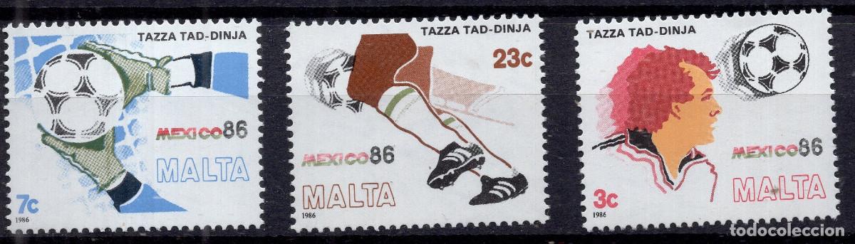 Sellos: MALTA 1986 STAMP MICHEL MT 748-750