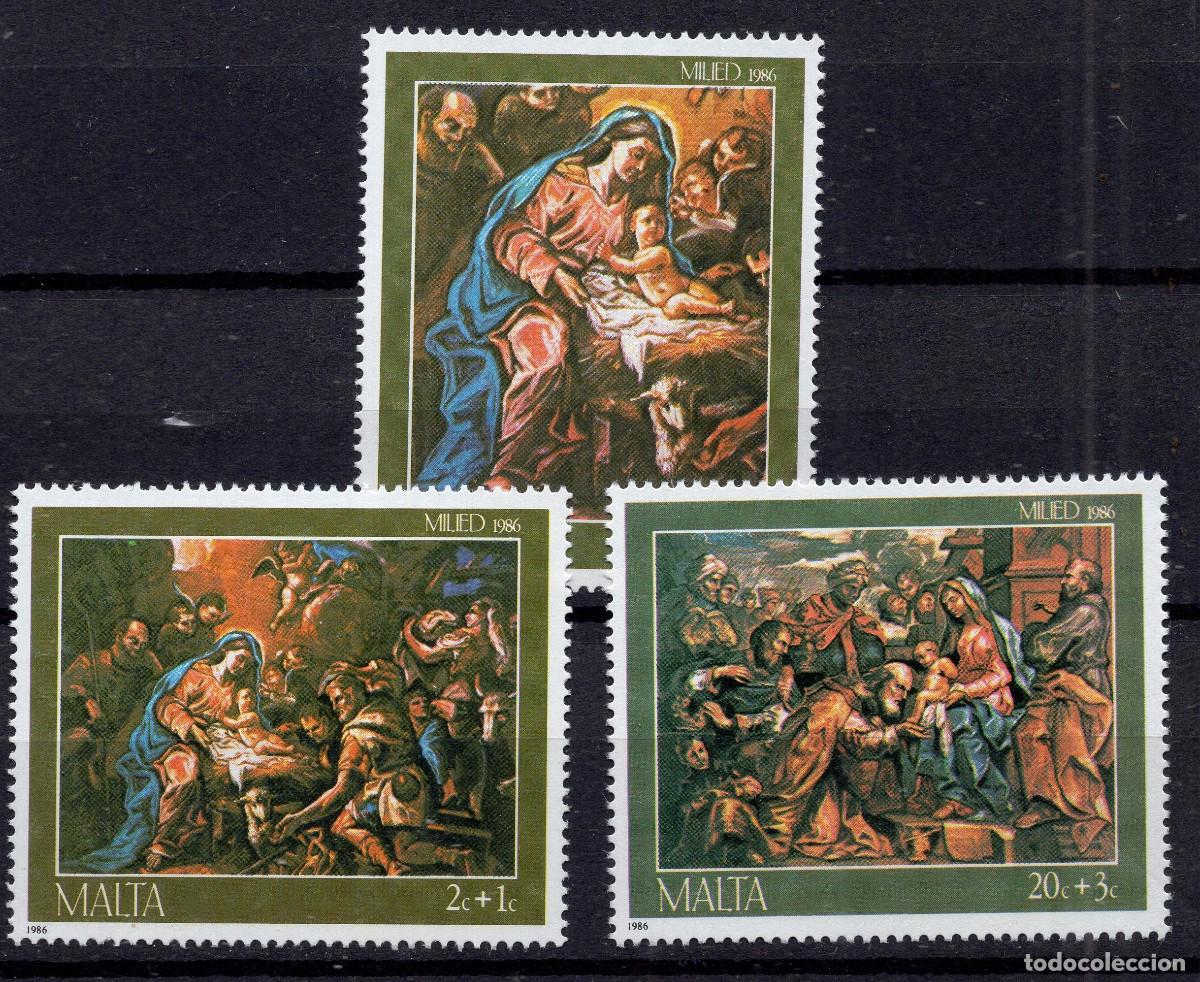 Sellos: MALTA 1986 STAMP MICHEL MT 755-757