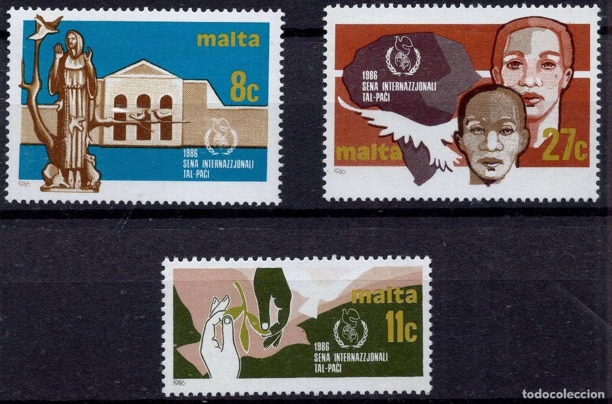Sellos: MALTA 1986 STAMP MICHEL MT 743-745