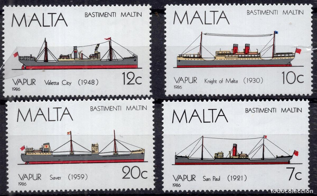 Sellos: MALTA 1986 STAMP MICHEL MT 758-761