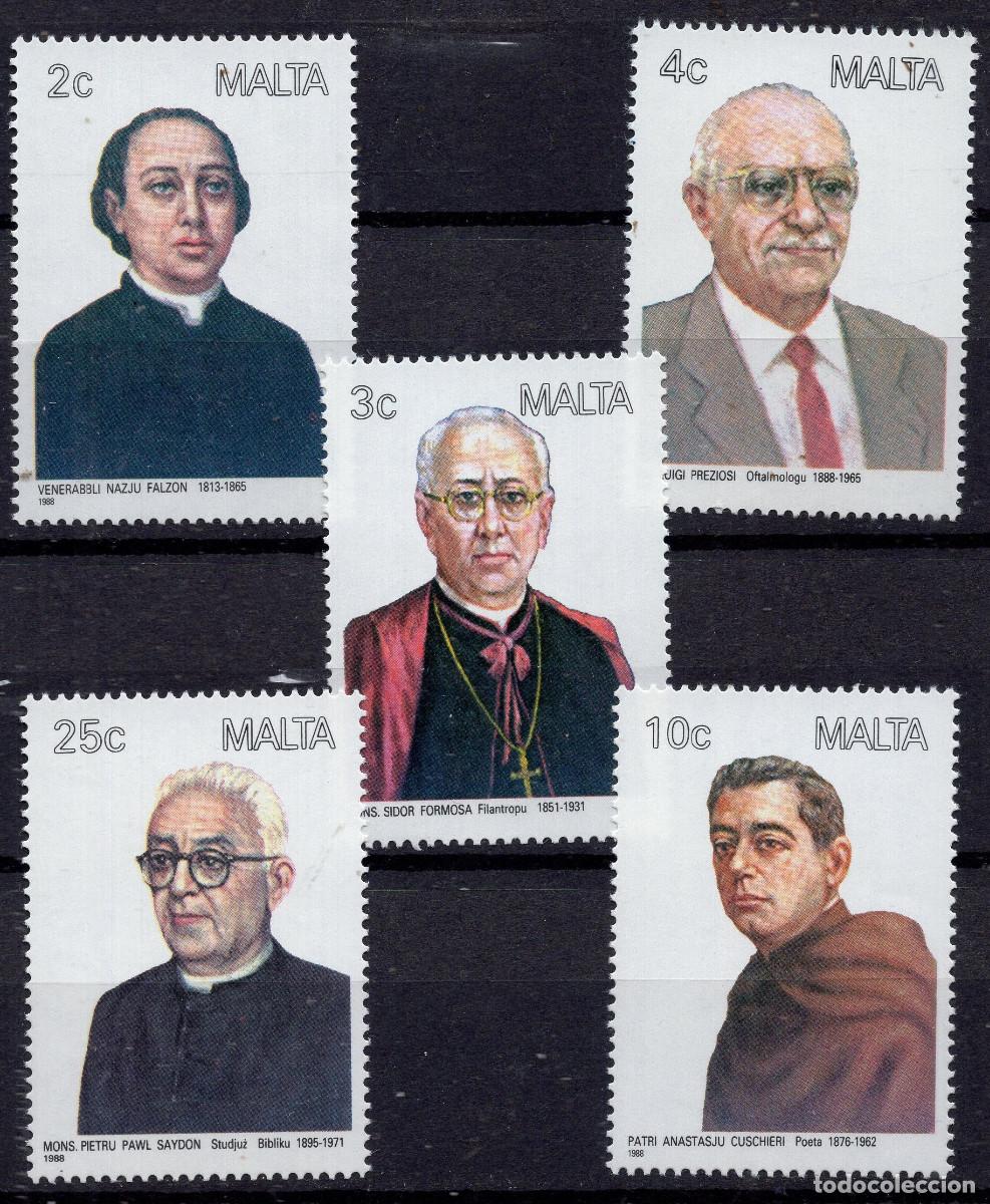 Sellos: MALTA 1988 STAMP MICHEL MT 786-790