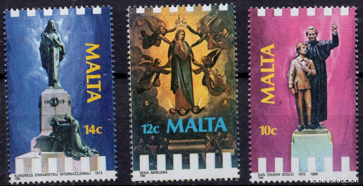 Sellos: MALTA 1988 STAMP MICHEL MT 791-793
