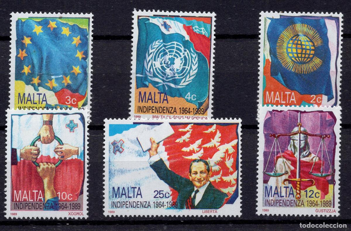 Sellos: MALTA 1988 STAMP MICHEL MT 809-814